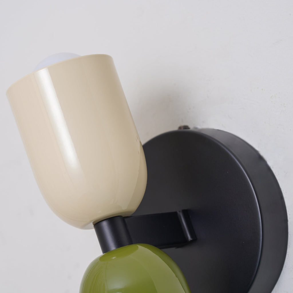 Battery Powered Wall Sconce Lighting with Adjustable Double Heads and Vintage Design - Image 14