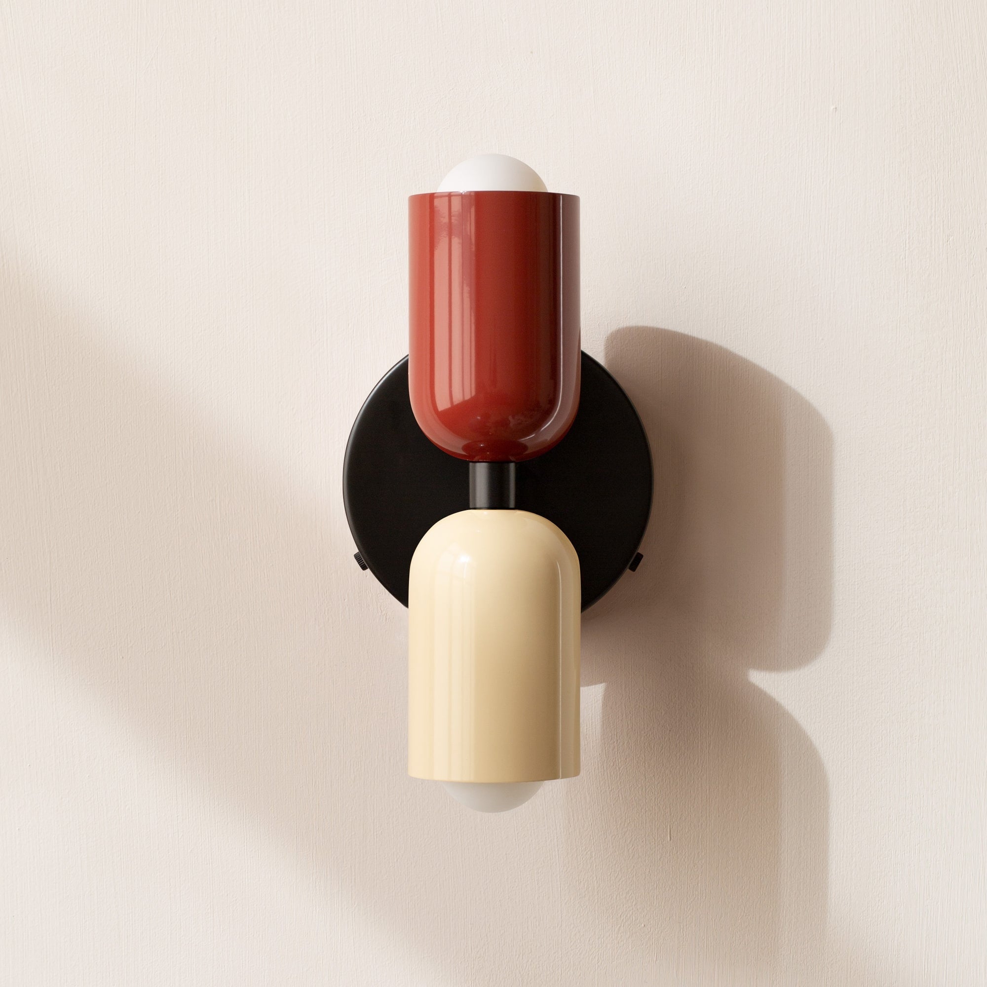 Battery Powered Wall Sconce Lighting with Adjustable Double Heads and Vintage Design - Image 4