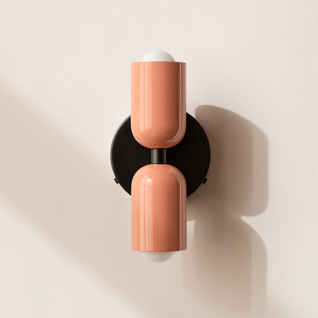 Battery Powered Wall Sconce Lighting with Adjustable Double Heads and Vintage Design - Image 7