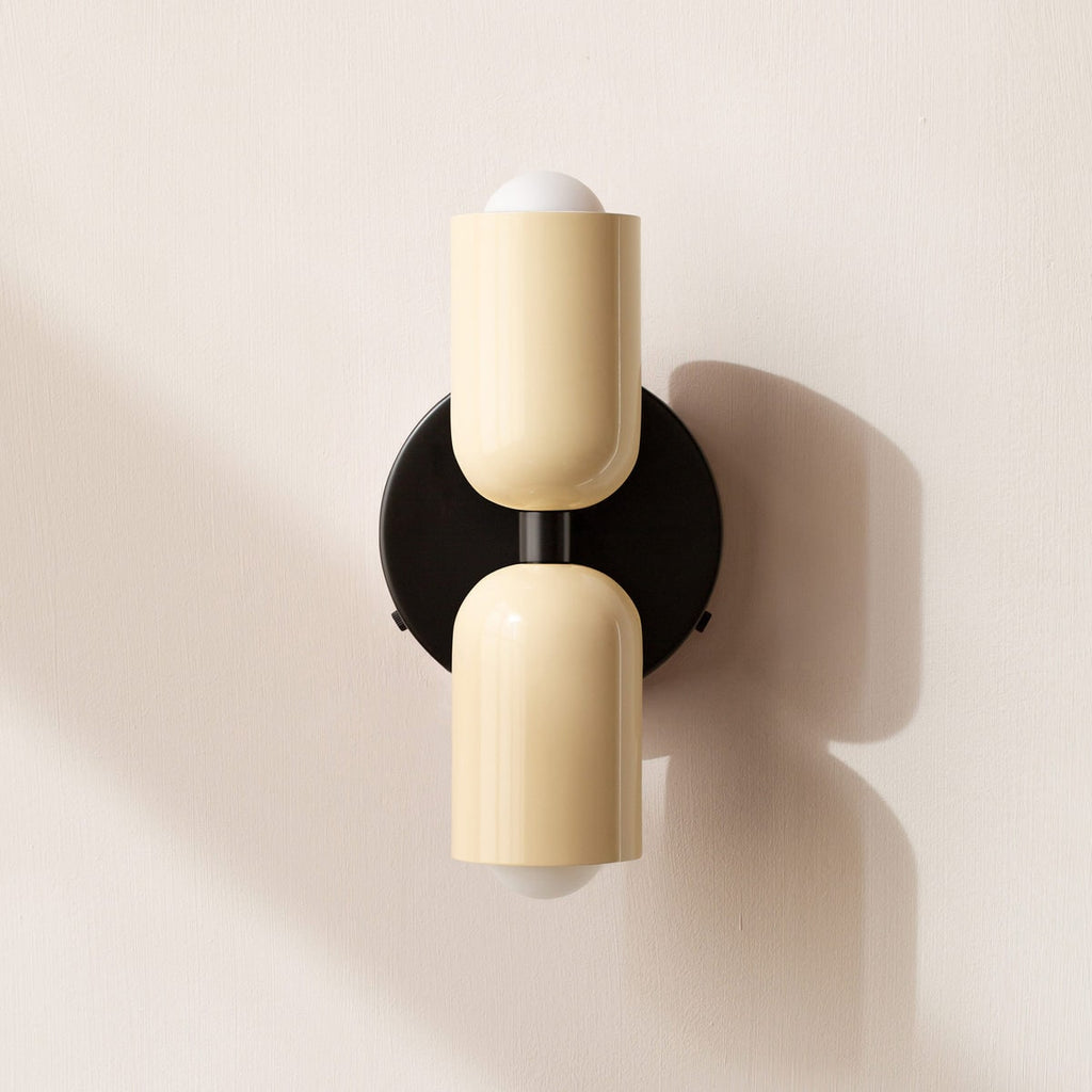 Battery Powered Wall Sconce Lighting with Adjustable Double Heads and Vintage Design - Image 9