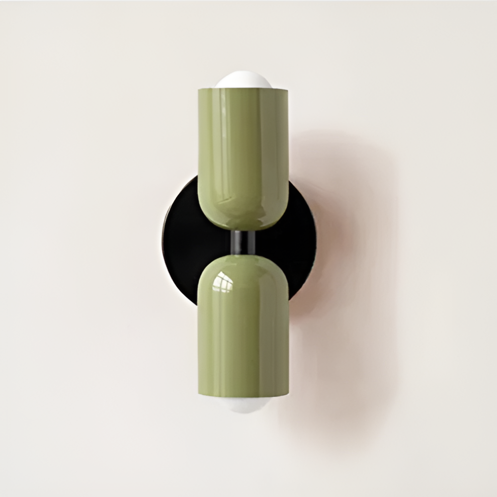 Battery Powered Wall Sconce Lighting with Dual Capsule Shades and Wireless Cordless Design - Image 10