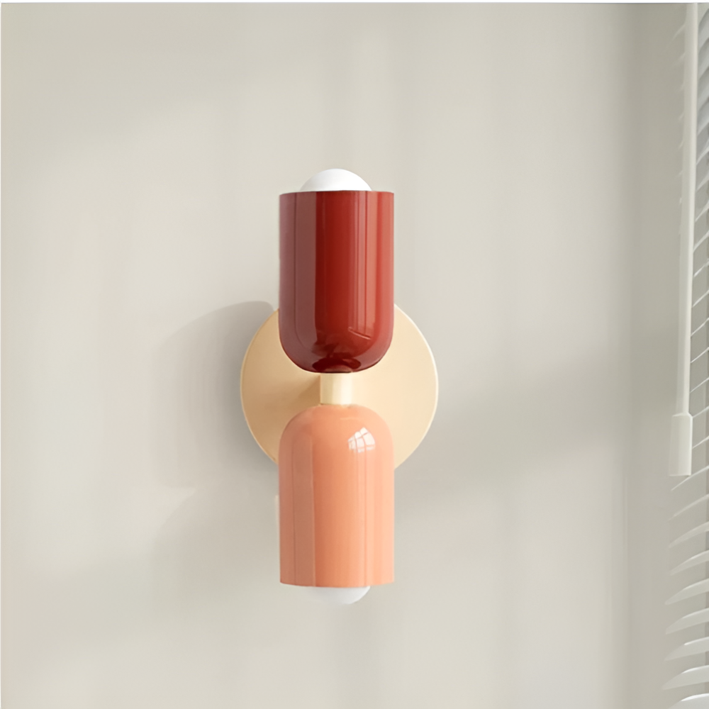 Battery Powered Wall Sconce Lighting with Dual Capsule Shades and Wireless Cordless Design - Image 12