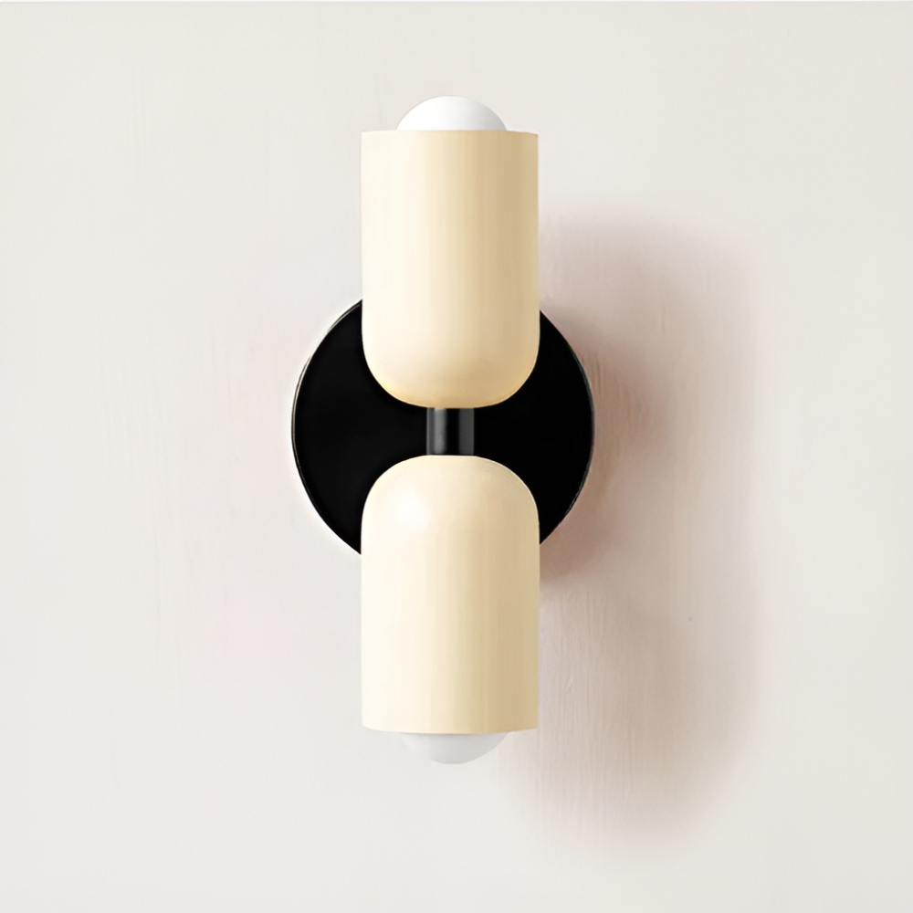 Battery Powered Wall Sconce Lighting with Dual Capsule Shades and Wireless Cordless Design - Image 14