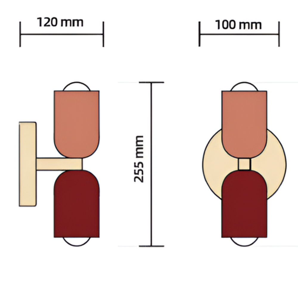Battery Powered Wall Sconce Lighting with Dual Capsule Shades and Wireless Cordless Design - Image 15