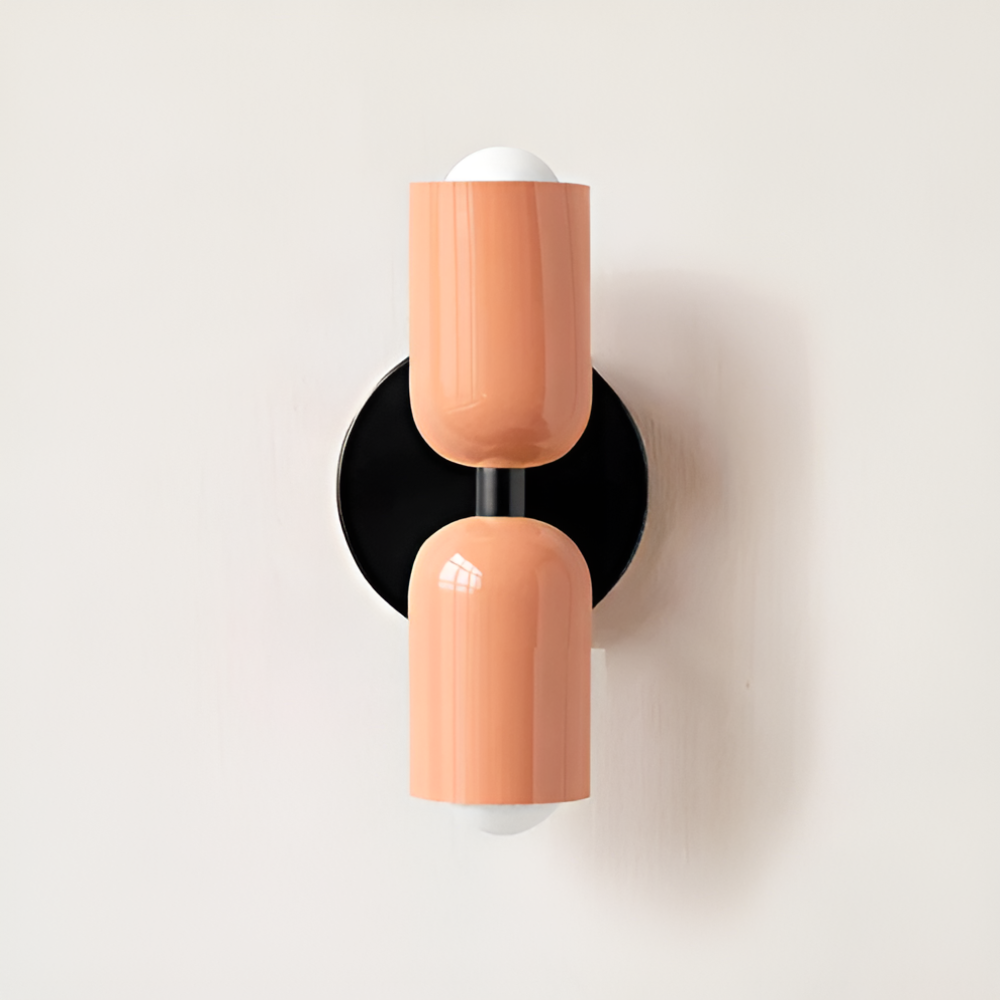 Battery Powered Wall Sconce Lighting with Dual Capsule Shades and Wireless Cordless Design - Image 9