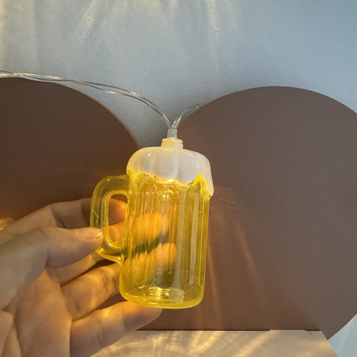 Beer Mug String Lights with Warm White LED Battery Operated Fairy for Oktoberfest Party Décor - Image 8