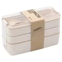 Bento Lunch Box Leak Proof Stackable Portable Compartment Divider Container - Image 1