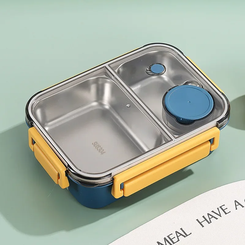 Bento Lunch Box with Stainless Steel Compartments Leak Proof and Portable - Image 10