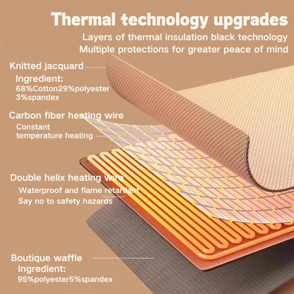 Heated Comfort Shawl USB-Powered Warming Wrap for Everyday Use