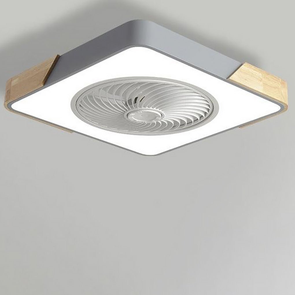 Bladeless Ceiling Light with Integrated Fan and Remote Control