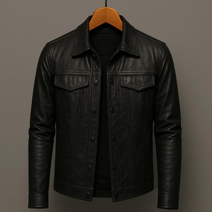 Men Classic Rider Jacket in Sharp Style