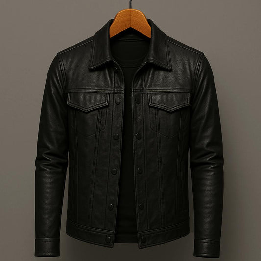 Men Classic Rider Jacket in Sharp Style