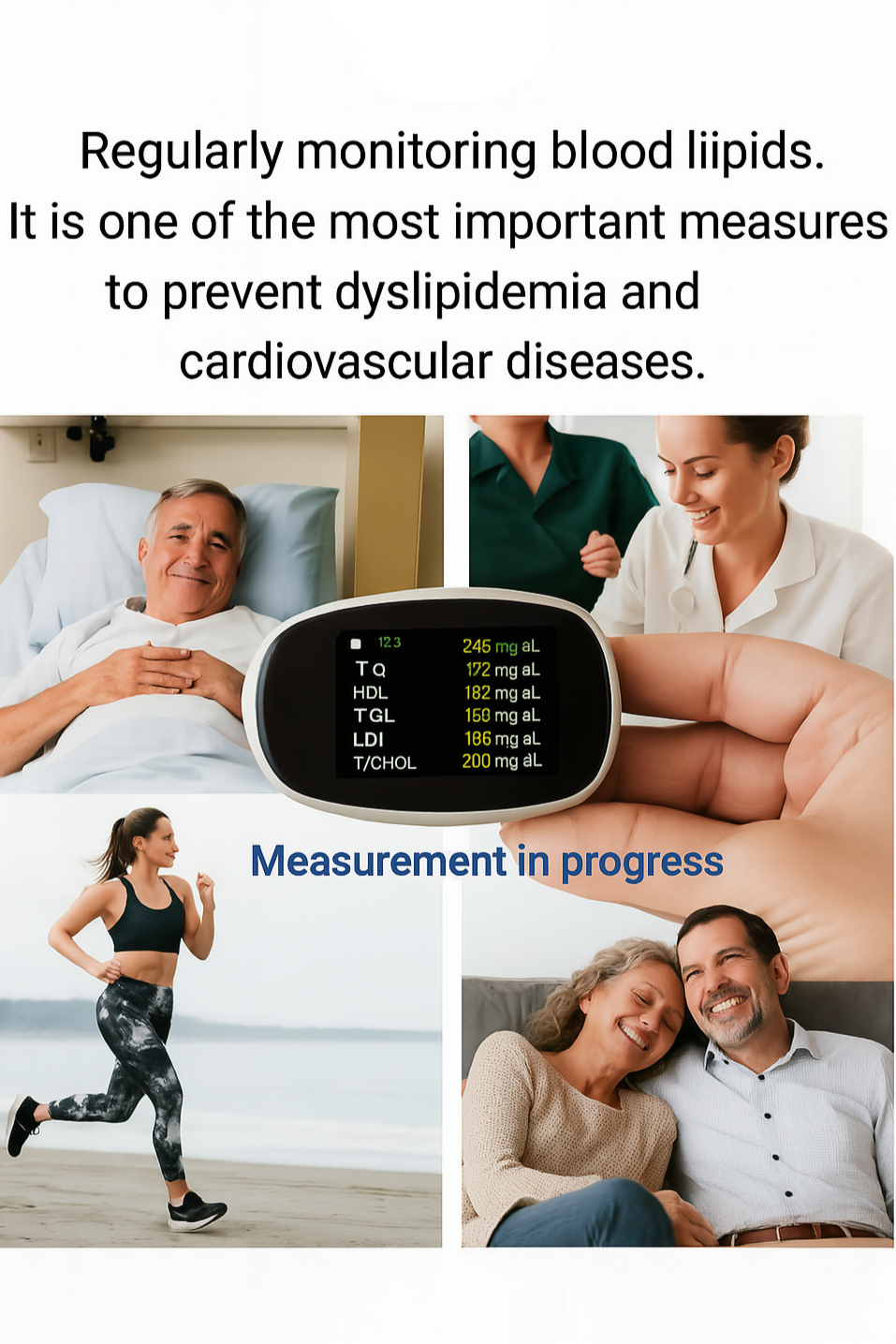 Blood Glucose Monitor Non Invasive Fingertip Portable Digital Display No Needles - Image 10