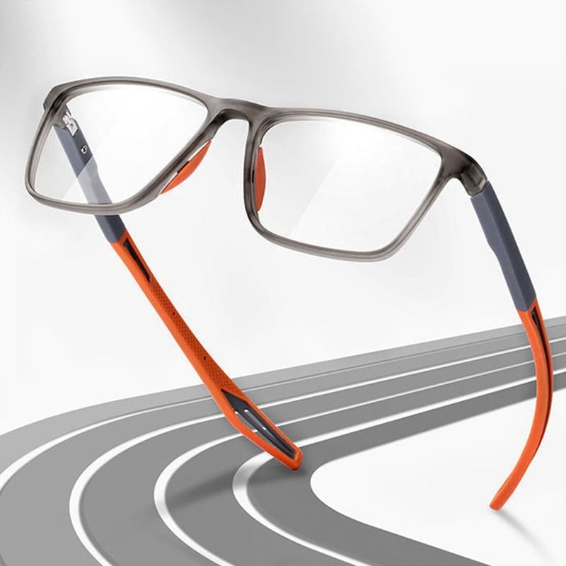 Blue Light Glasses Reading Rectangular Spring Hinge - Image 1