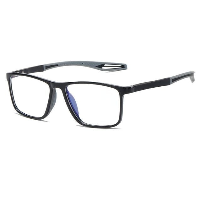 Blue Light Glasses Reading Rectangular Spring Hinge - Image 10