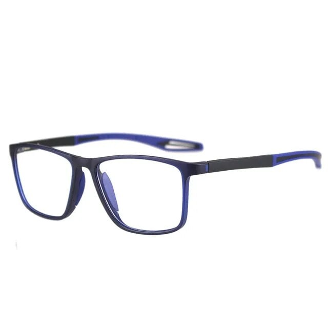 Blue Light Glasses Reading Rectangular Spring Hinge - Image 11