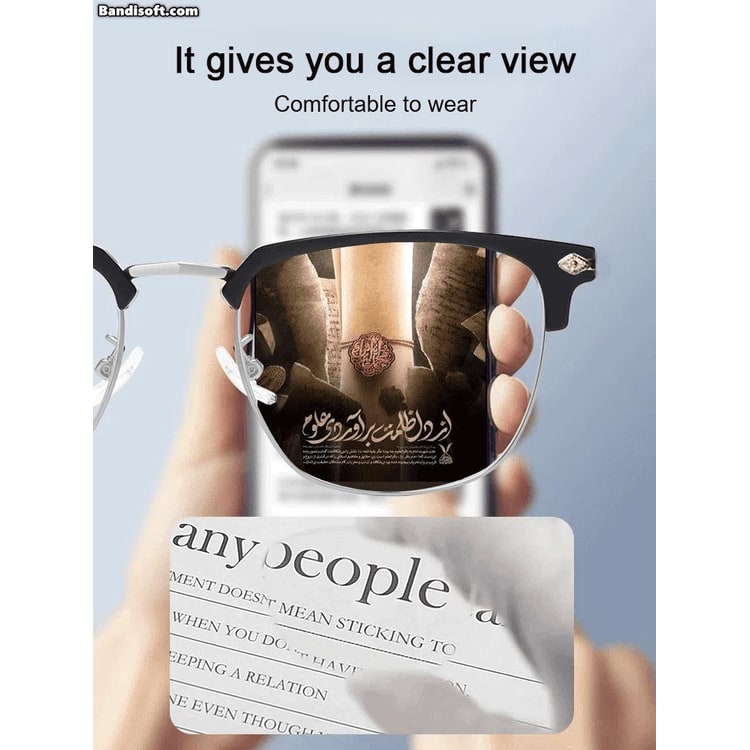 Blue Light Reading Glasses with Lightweight Flexible Temples and Anti-Fatigue Lenses - Image 2