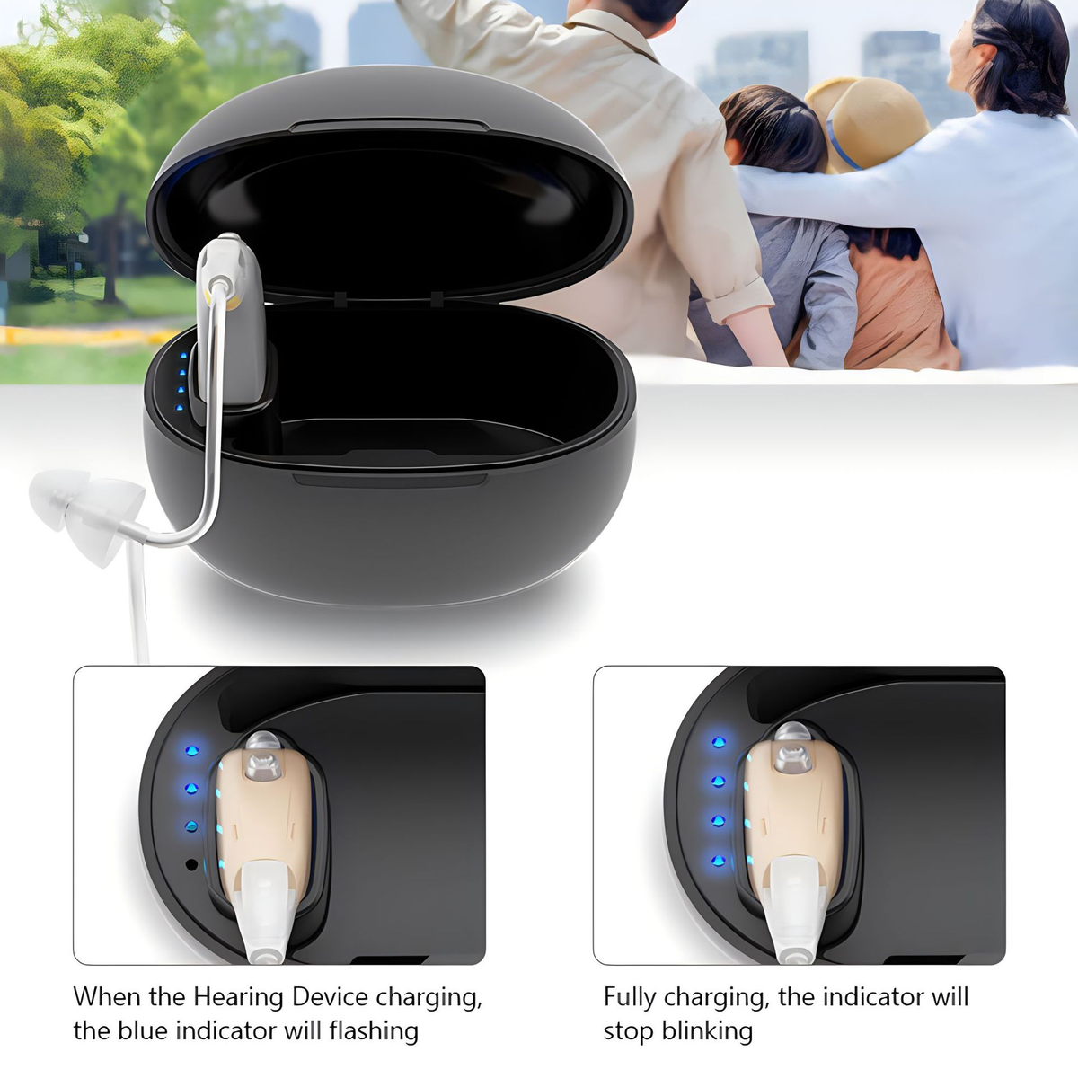 Bluetooth Hearing Aids with Noise Reduction and Rechargeable Battery Case - Image 15