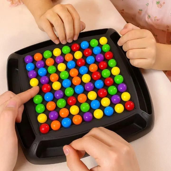 Board Game Ball with Colorful Marbles Strategy Puzzle for Family Tabletop Play - Image 1