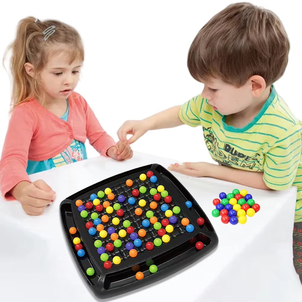 Board Game Ball with Colorful Marbles Strategy Puzzle for Family Tabletop Play - Image 3