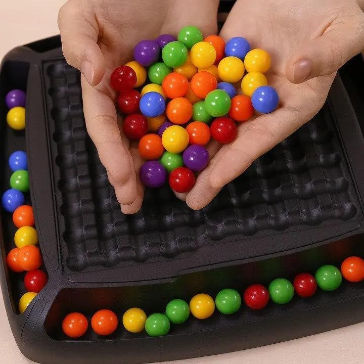 Board Game Ball with Colorful Marbles Strategy Puzzle for Family Tabletop Play - Image 4