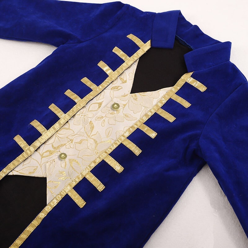 Boys' Halloween Beauty and beast mutant Costume with Velvet Jacket and Faux Fur Hood - Image 5