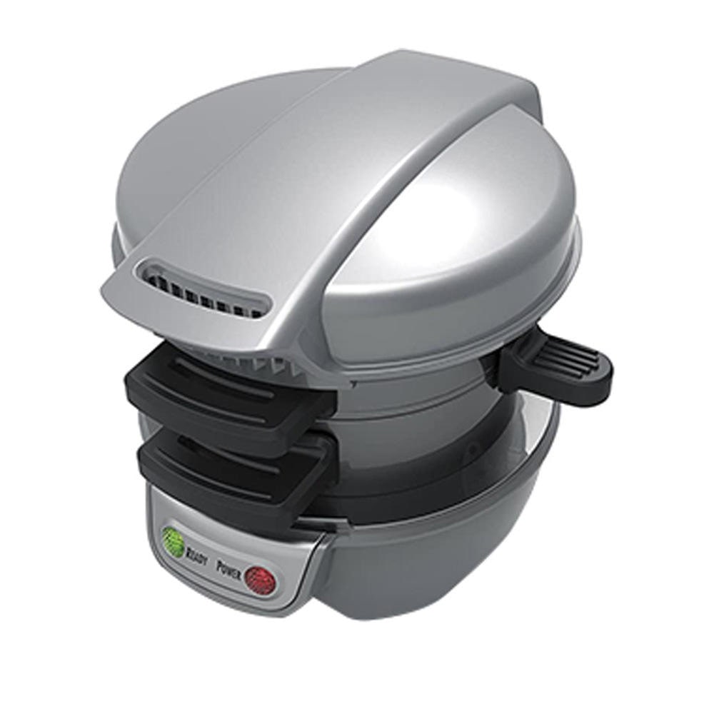 Breakfast Sandwich Maker and Panini Press Machine with Non-Stick Plates and Egg - Image 11