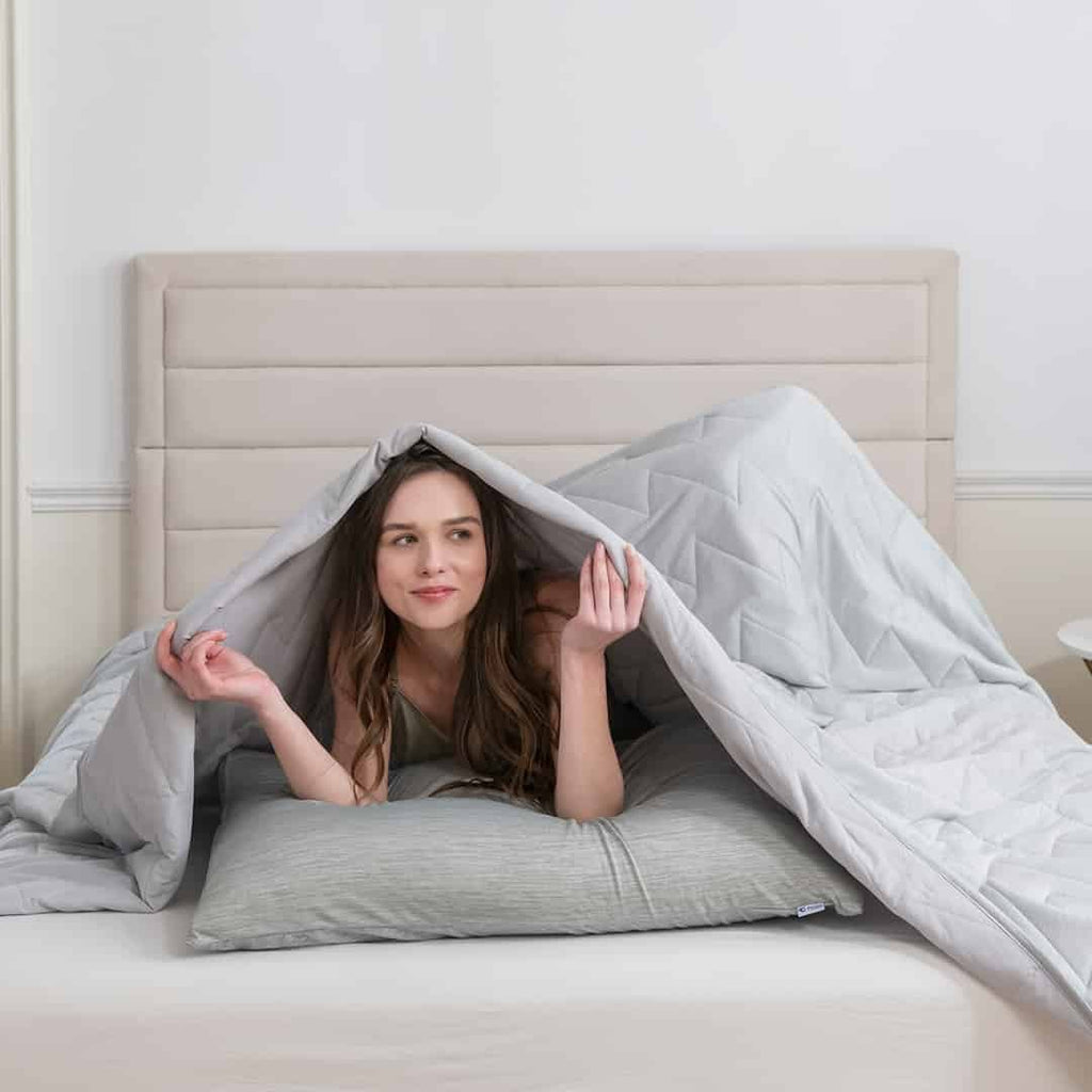 Breathable Cooling Blanket Comforter Lightweight Quilted Summer Queen Size - Image 4