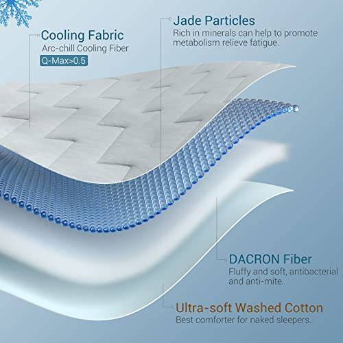 Breathable Cooling Blanket Comforter Lightweight Quilted Summer Queen Size - Image 7