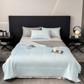 Breathable Cooling Blanket Comforter Summer Lightweight Reversible Quilted Fabric - Image 4