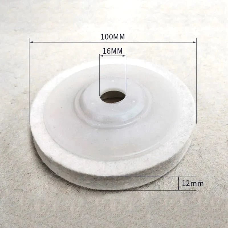 Buffing Wheel Polishing Wool Felt Angle Grinder Disc Pad - Image 2