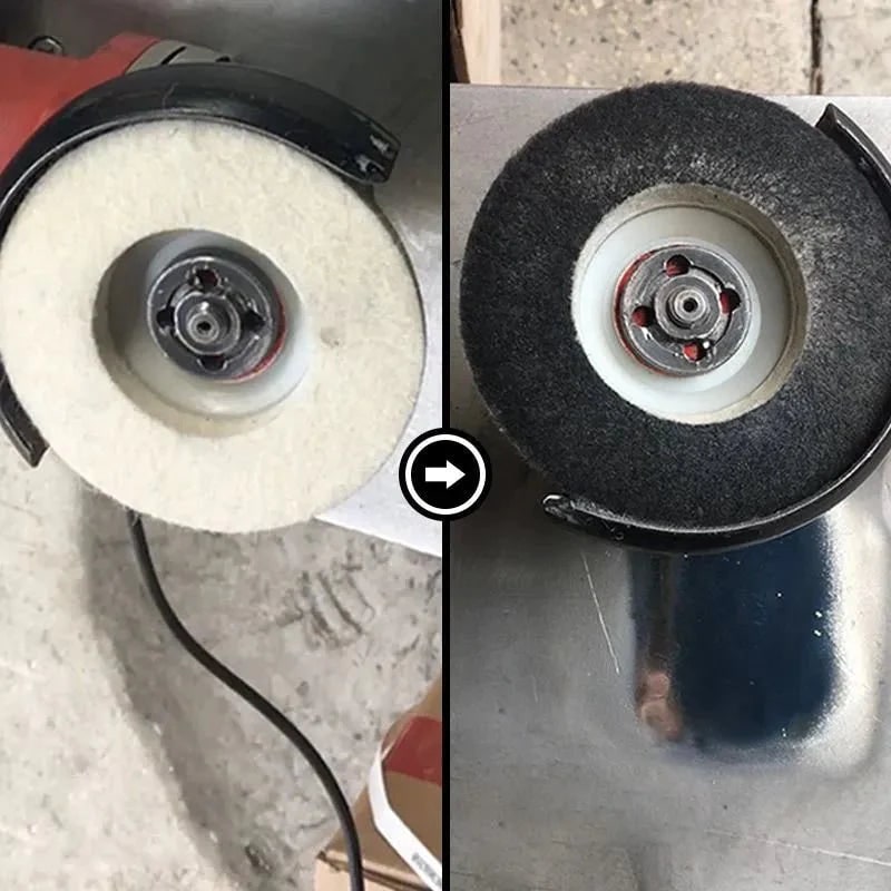Buffing Wheel Polishing Wool Felt Angle Grinder Disc Pad - Image 4
