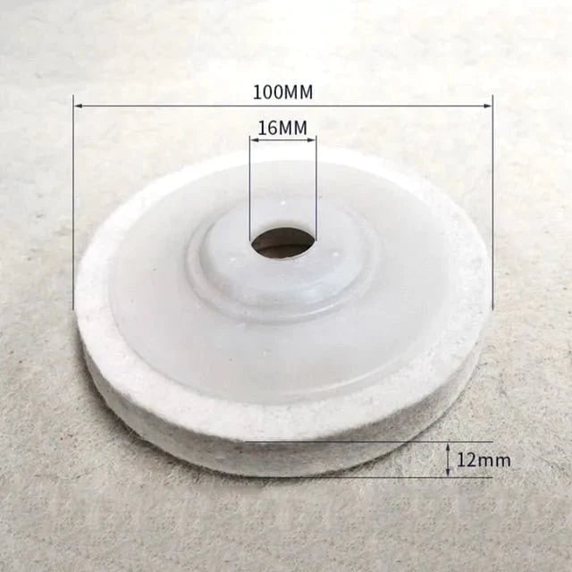 Buffing Wheel Polishing Wool Felt Angle Grinder Disc Pad - Image 5