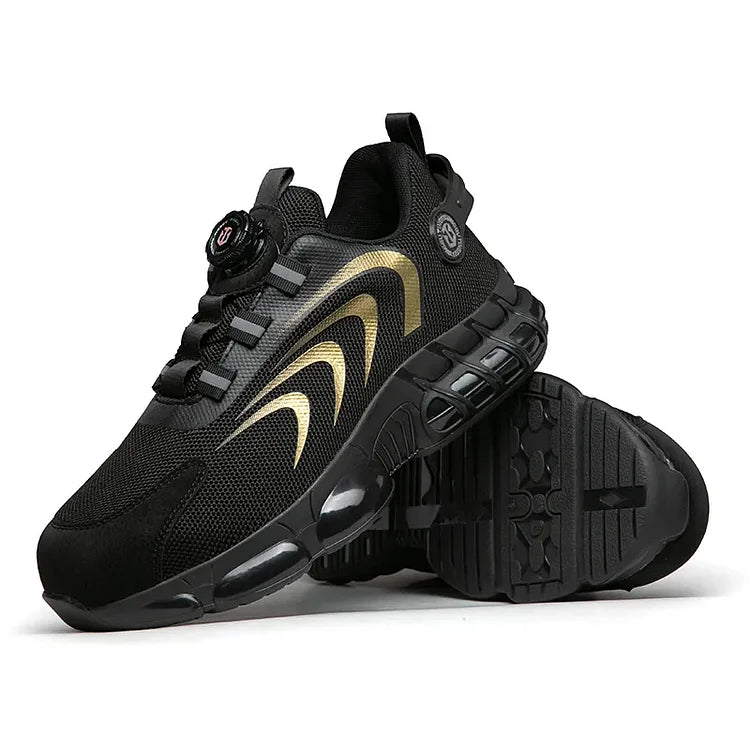 Men's Outdoor Safety Work Shoes with Steel Toe & Non-Slip Sole