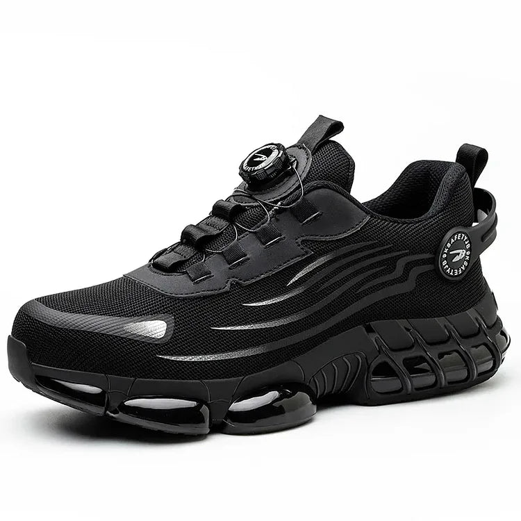 Men's Outdoor Safety Work Shoes with Steel Toe & Non-Slip Sole