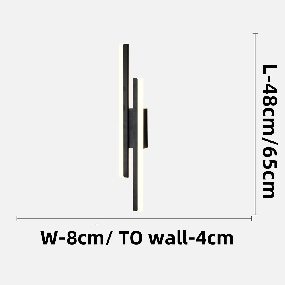 Contemporary LED Wall Light Sleek Hallway and Bedroom Lighting