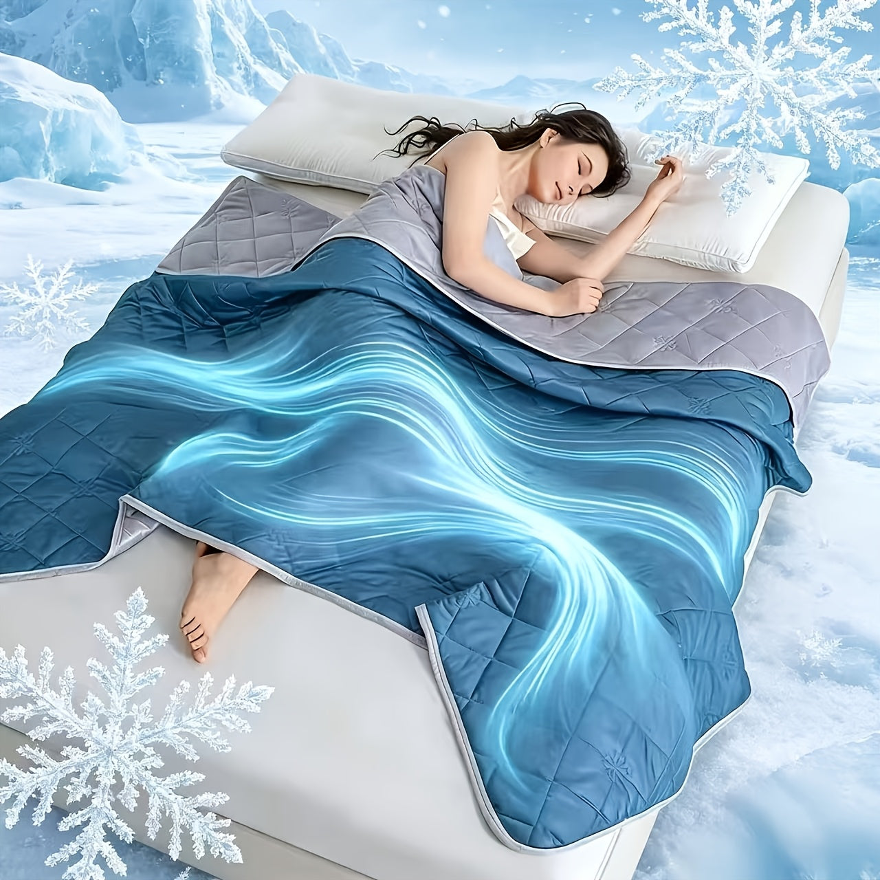 Coperta Estiva Rinfrescante per Chi Soffre il Caldo – Coperta per Tutte le Stagioni