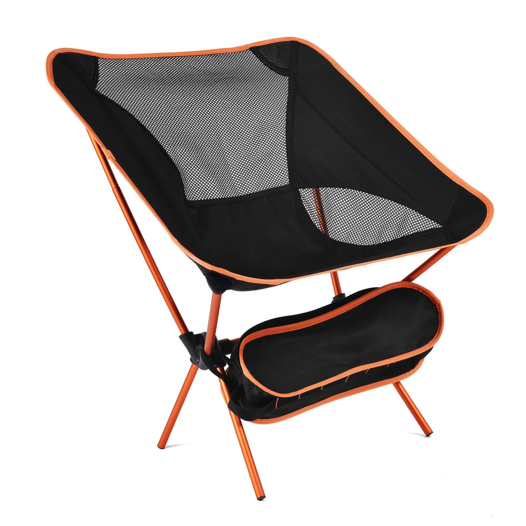 Camping Chair Folding Outdoor with Aluminum Frame and Breathable Mesh Portable Beach Lounge Seat - Image 13