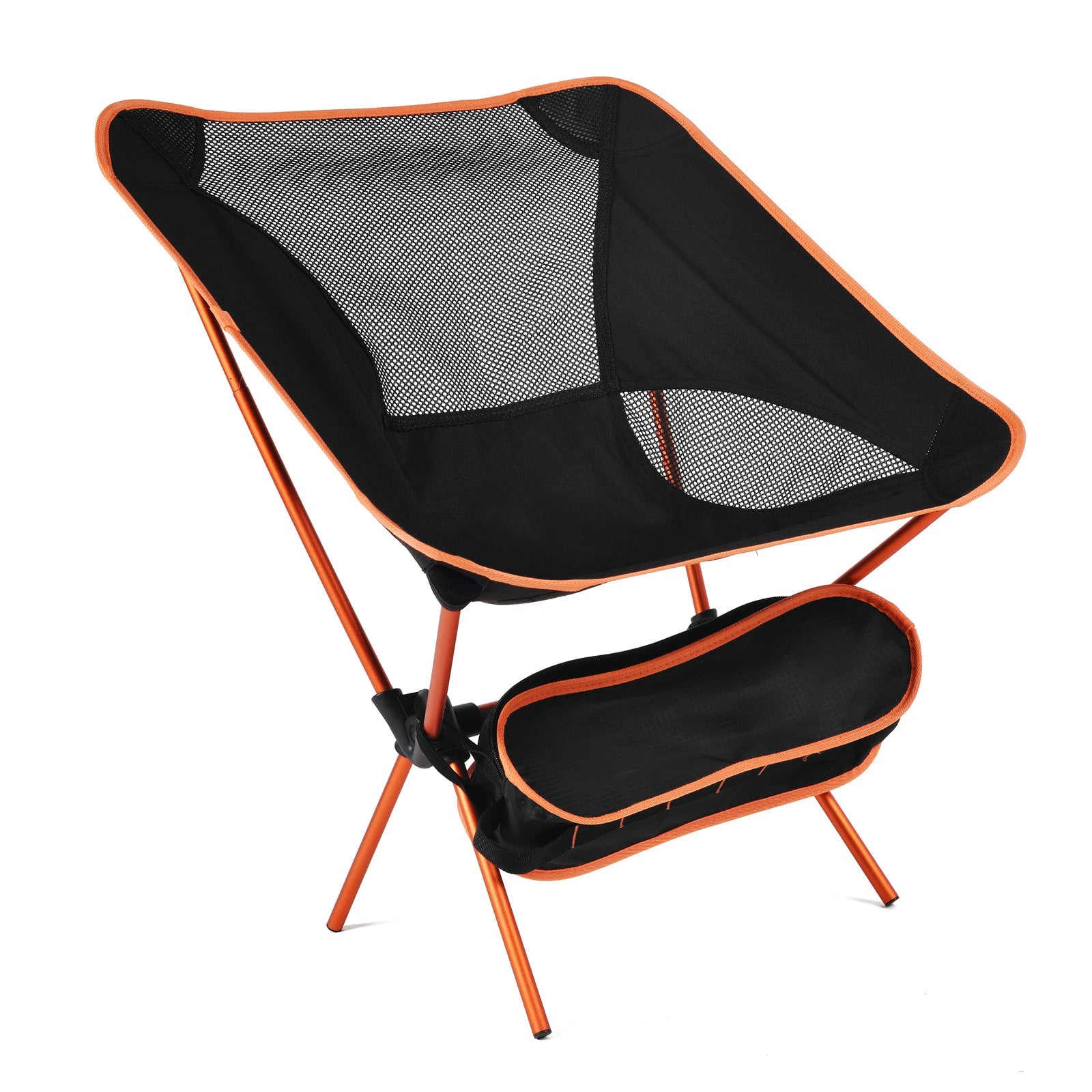 Camping Chair Folding Outdoor with Aluminum Frame and Breathable Mesh Portable Beach Lounge Seat - Image 13