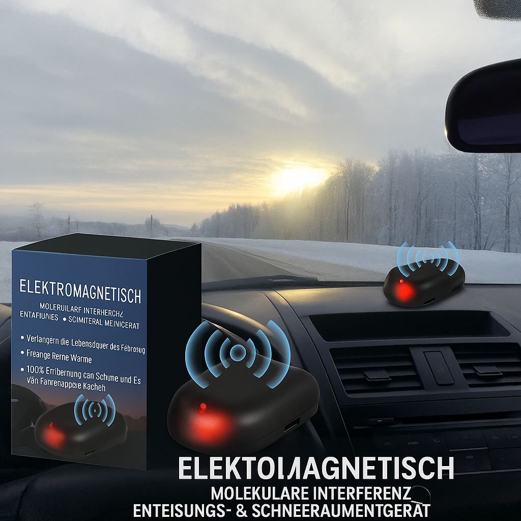 Car Deicer Electromagnetic Solar Powered Dashboard Windshield Winter Wireless LED - Image 2