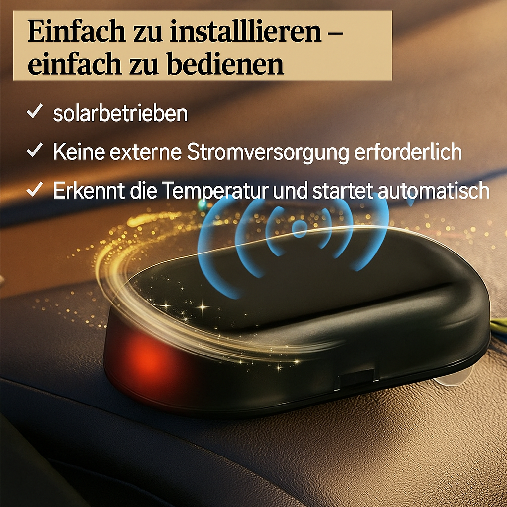 Car Deicer Electromagnetic Solar Powered Dashboard Windshield Winter Wireless LED - Image 4