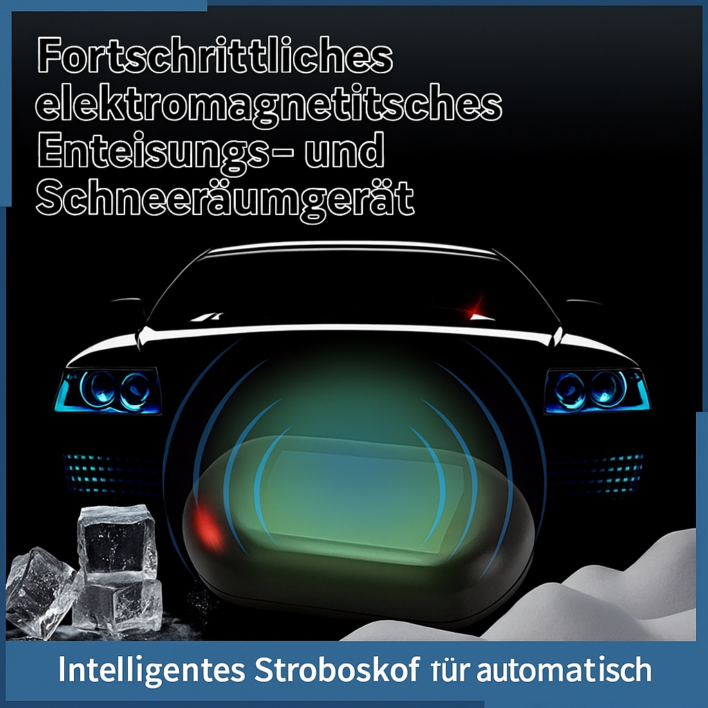 Car Deicer Electromagnetic Solar Powered Dashboard Windshield Winter Wireless LED - Image 8