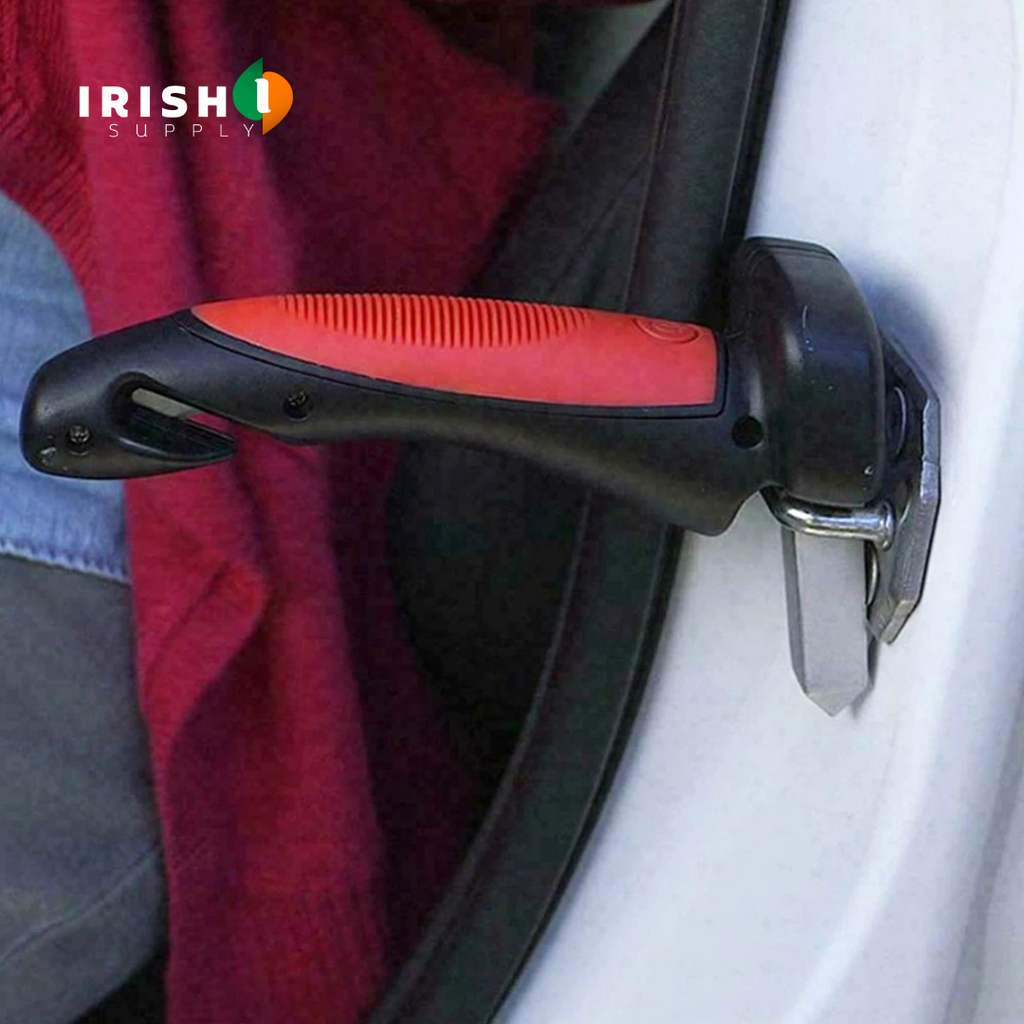 Car Door Handle Assist with Interior Grab Support and Emergency Window Breaker Inner - Image 4