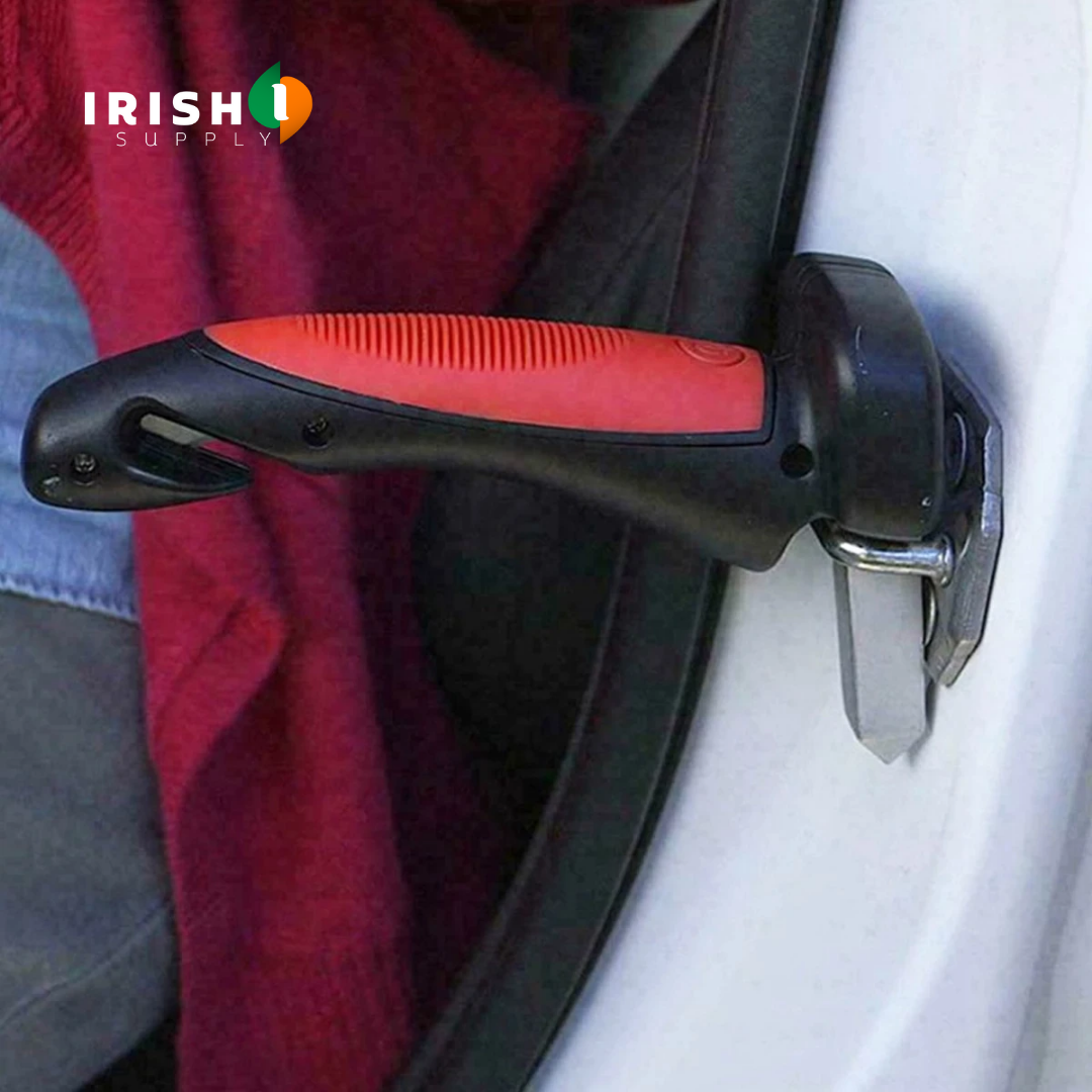 Car Door Handle Assist with Interior Grab Support and Emergency Window Breaker Inner - Image 4