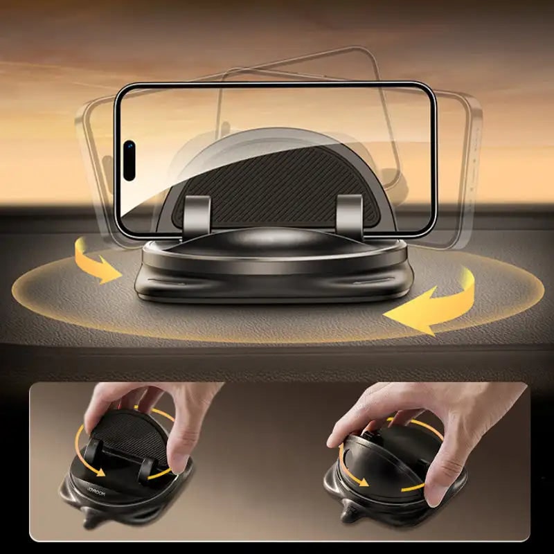 Car Phone Holder and Mount with 360-Degree Rotation for Vehicle Dashboard Cup - Image 2