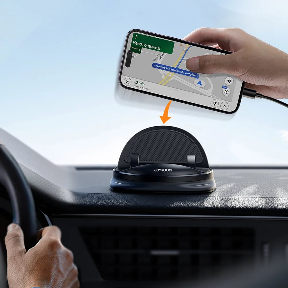 Car Phone Holder and Mount with 360-Degree Rotation for Vehicle Dashboard Cup - Image 3