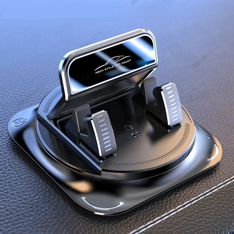 Car Phone Mount with 360 Degree Rotation Dashboard Suction Cup Holder Universal Fit - Image 1