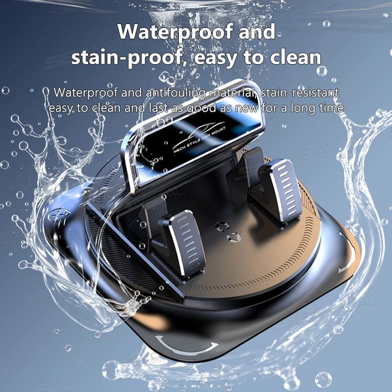 Car Phone Mount with 360 Degree Rotation Dashboard Suction Cup Holder Universal Fit - Image 3