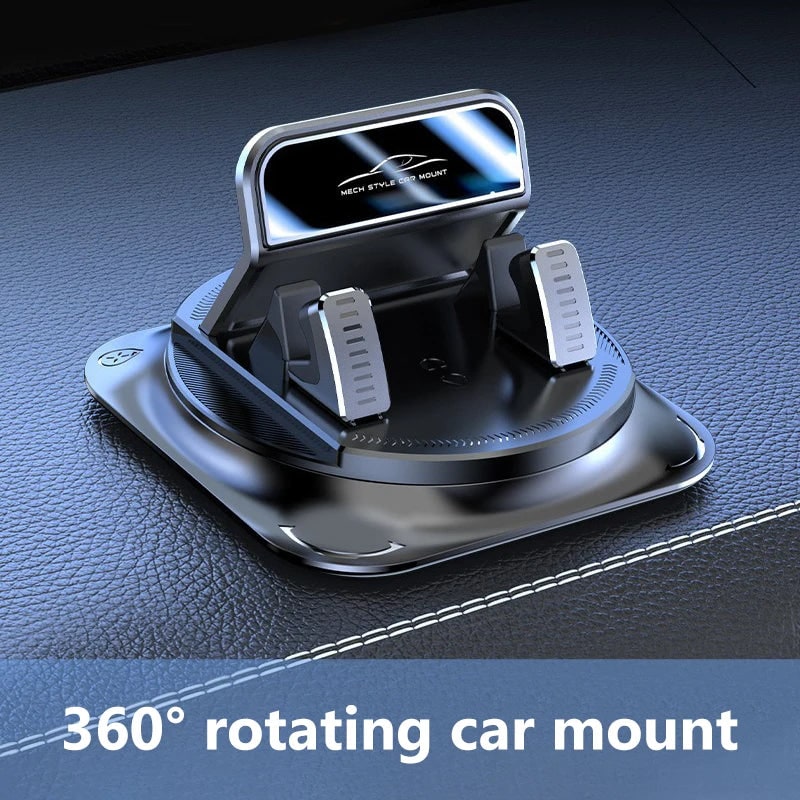 Car Phone Mount with 360 Degree Rotation Dashboard Suction Cup Holder Universal Fit - Image 7
