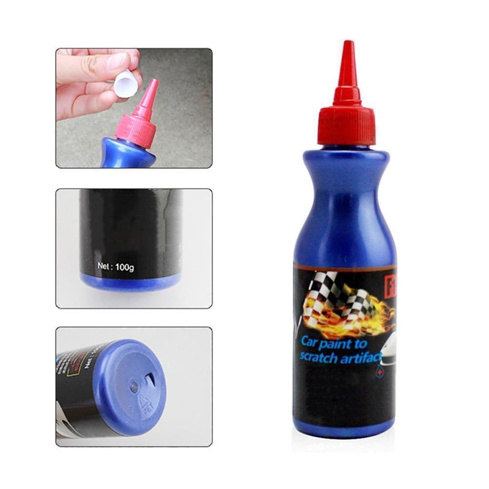 Car Scratch Remover and Paint Repair Kit with Foam Buffer Pad and Applicator Compound - Image 3
